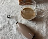豆乳ラテ💕お好みの豆乳を泡立てて作り方6写真