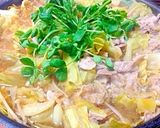 キャベツのキムチ味噌鍋作り方3写真