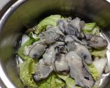 カキ×白菜×しめじのレモン風味きしめん作り方5写真