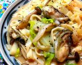 カキ×白菜×しめじのレモン風味きしめん作り方10写真