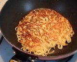 「苦うま」春菊あんのカリカリ焼きそば作り方5写真