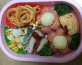 お花畑のお弁当作り方4写真