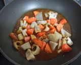 蓮根と人参のコチュケチャ炒め作り方5写真