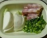 蕪の焼きそば　《西京トマト味噌味》作り方3写真