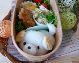 キャラ弁☆しっぽフリフリわんちゃん☆作り方4写真