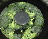 海老とブロッコリーのパスタアラビアータ風作り方1写真