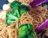 海老とブロッコリーのパスタアラビアータ風作り方8写真