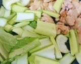 鶏肉とチンゲン菜の中華炒め作り方2写真