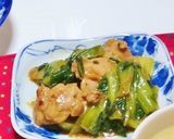 鶏肉とチンゲン菜の中華炒め作り方4写真