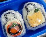 魚ニソ＆海苔でブドウロックシードキャラ弁作り方11写真