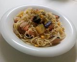 鮭じゃがバター塩焼そば作り方6写真