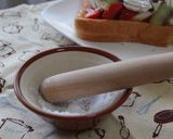 娘の好きなフルーツタルト風トースト♬作り方5写真