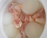 大根と鶏肉の味噌煮作り方6写真