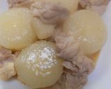 大根と鶏肉の味噌煮作り方11写真