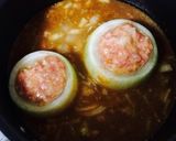 丸ごと玉ねぎのひき肉詰めデミグラス煮込み作り方7写真