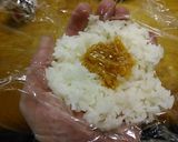なめたけ入り焼きおにぎり作り方1写真