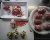 肉巻おにぎり（２種類）作り方4写真