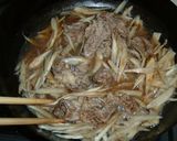 牛肉とごぼうのしぐれ煮作り方3写真
