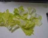 簡単　白菜と豆腐のスープ作り方1写真