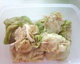 簡単!レタスで作るロールキャベツ作り方3写真