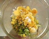 ゆで卵とブロッコリーのかわいい前菜作り方5写真