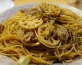 簡単♪豚肉と玉ねぎで焼き肉風パスタ作り方7写真
