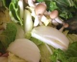 鮭と白菜の味噌クリームパスタ作り方5写真