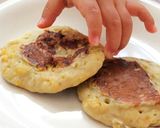 離乳食後期～米粉と白菜のお好み焼き風作り方7写真