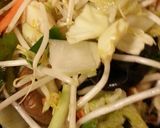 しょっぱい白菜の漬け物で中華丼作り方4写真