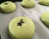 **豆乳deうぐいす色の抹茶あんぱん**作り方8写真
