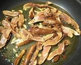味付けササミとネギのパスタ作り方4写真