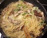 味付けササミとネギのパスタ作り方6写真