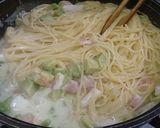 簡単☆アボカドとシーフードのクリームパスタ作り方6写真