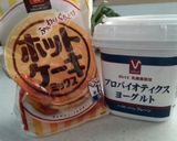 離乳食☆卵・牛乳無しパンケーキ☆作り方1写真