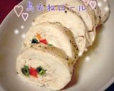 簡単♡鳥むねロール♡作り方5写真