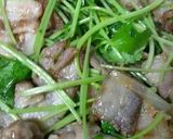 春待ち♡豚バラ三つ葉照り炒めトースト！作り方8写真
