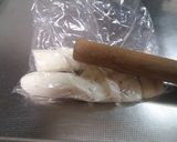 ビニールで簡単長芋豆腐 とろろステーキ作り方1写真