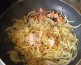 鮭の塩焼きそば作り方5写真