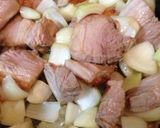 大胆な豚バラの肉じゃが作り方4写真