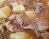 大胆な豚バラの肉じゃが作り方8写真