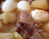 大胆な豚バラの肉じゃが作り方9写真