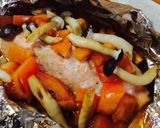 ポン酢大1,バター5g★基本の鮭ホイル焼作り方4写真