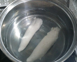疲労回復　水菜とささみのサラダ作り方1写真