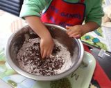 子供が作る泥だんごクッキー(HM使用)作り方4写真
