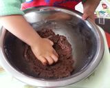 子供が作る泥だんごクッキー(HM使用)作り方5写真