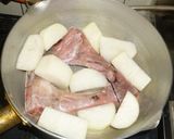 パパのマグロカマ大根作り方1写真