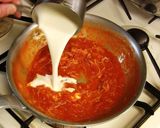 カニのトマトクリームパスタ♪作り方8写真