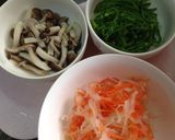 野菜たっぷりのサラスパ☆作り方1写真