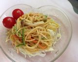 野菜たっぷりのサラスパ☆作り方6写真