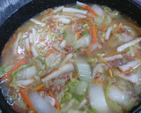 コンビーフ(缶詰め)と白菜の卵とじ作り方4写真